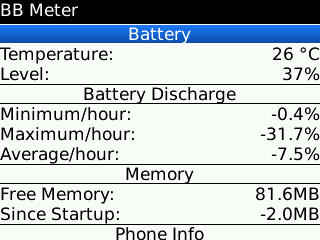 Battery discharge