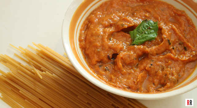 Manisha's recipe for quick and easy pasta sauce