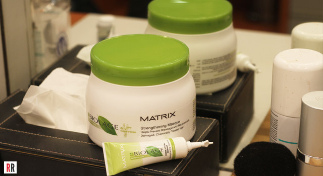 RealReviews video on hair treatment: Matrix Masque and Cera-Vital Repair Treatment