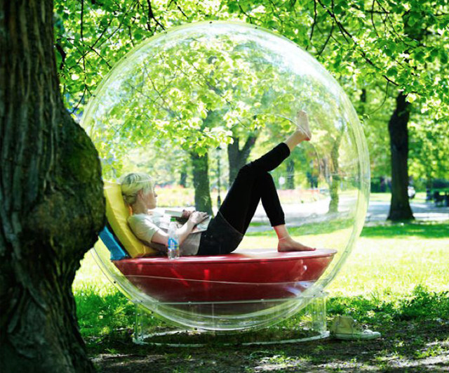 It's simply a plastic sphere fitted with modules that offered flexibility of functioning
