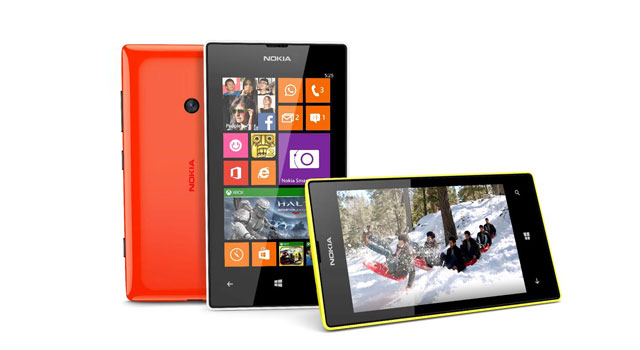 The Nokia Lumia 525 has a 4-inch touchscreen and 1GB RAM