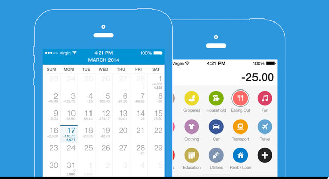 Expenditure tracking app, Dollarbird